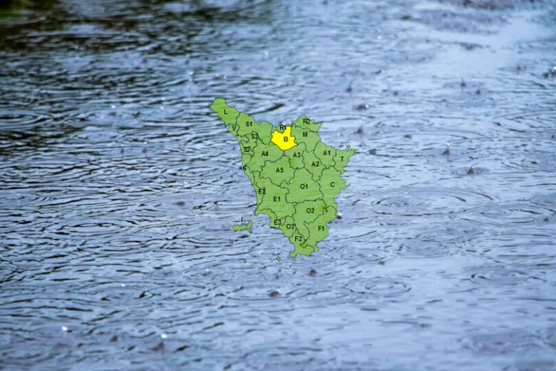 Torna la pioggia in Toscana, domenica 31 codice giallo nell’area Bisenzio-Ombrone Maltempo, allerta meteo in Toscana per pioggia