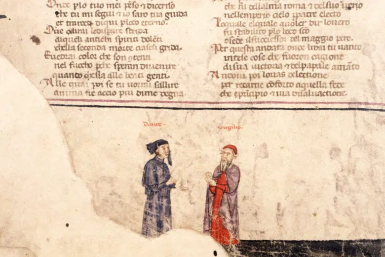 Miniatura della Divina Commedia di Dante