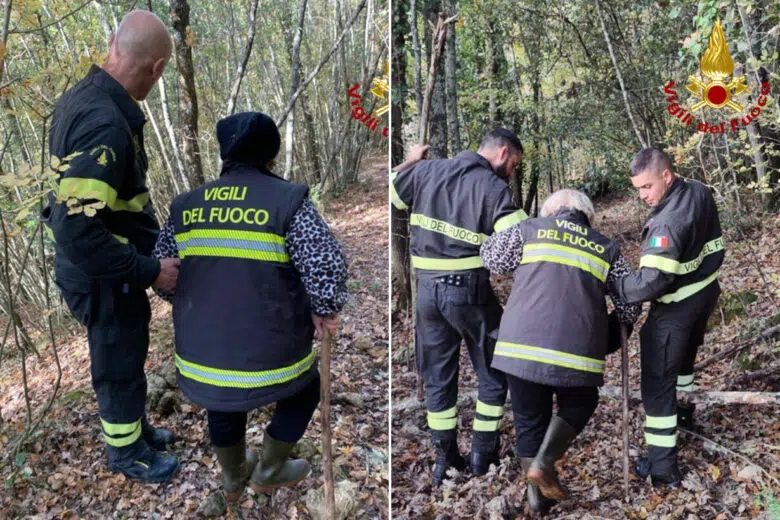 Si perde nei boschi mentre cerca funghi: rintracciata dai Vigili del Fuoco di Siena I Vigili del Fuoco recuperano una donna dispersa nel bosco