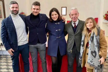 Marta Guerrini presidente della Acli provinciali di Siena La Presidenza di Acli Siena con, al centro, Marta Guerrini