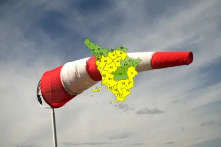 Allerta meteo di codice giallo per vento sulla Toscana Allerta meteo per vento in Toscana