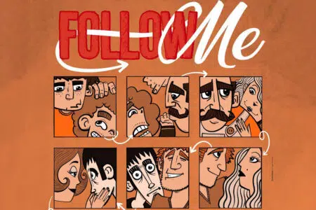 La stagione del Teatro Caos di Chianciano Terme riparte con Follow Me Follow Me, locandina