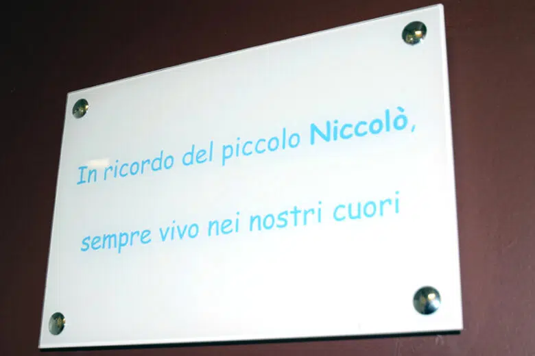Targa Niccolò Muzzi, policlinico di Siena