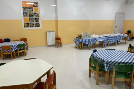 Il Comune conferma le tariffe mensa per l’anno scolastico 26/27 Mensa della scuola d'infanzia "Santa Marta" di Siena