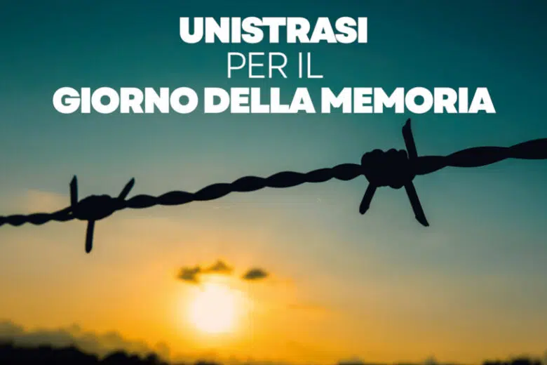 Giorno della Memoria all’Università per Stranieri di Siena Giorno della Memoria all'Università per Stranieri di Siena, locandina con filo spinato