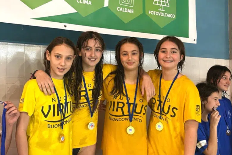 Virtus Buonconvento, campionati regionali lifesaving Esordienti, squadra femminile