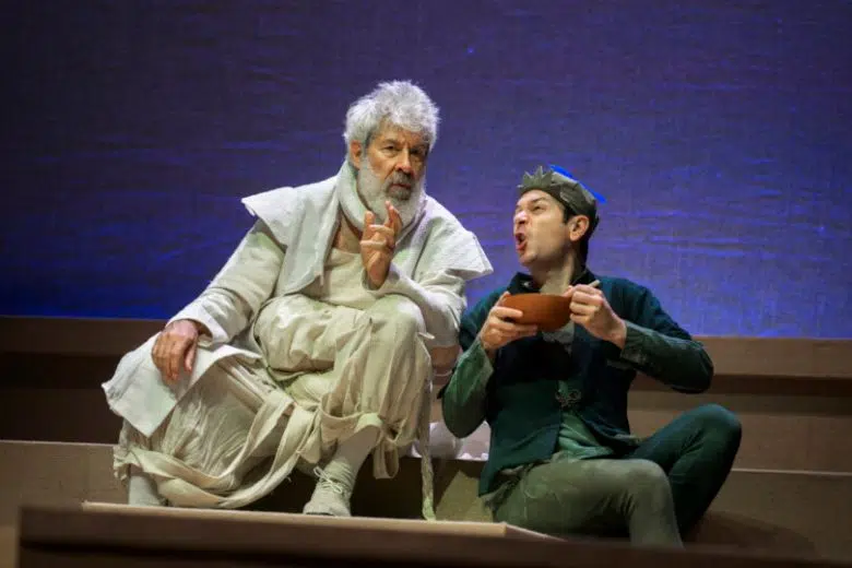 Alessandro Benvenuti e Paolo Cioni in "Falstaff a Windsor"