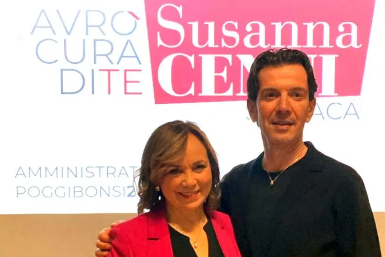 Poggibonsi, la promessa di Susanna Cenni: “Avrò cura di te” Susanna Cenni e Riccardo Vannetti