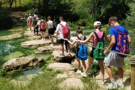 Il fiume in inverno: trekking per famiglie sull’Elsa Trekking sul fiume Elsa
