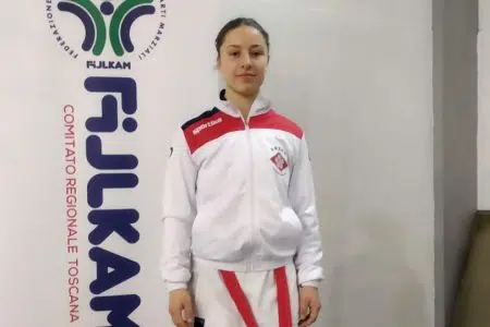 Giorgia Machetti dell’Asd Shinan Karate Kai al Campionato italiano Juniores Giorgia Machetti, Shinan Karate Kai
