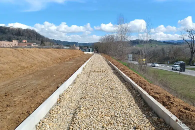 Ponte Nuovo-via Senese: in completamento la ciclopedonale a Poggibonsi Ciclopedonale Poggibonsi, lavori