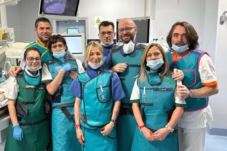 Occlusione neoplastica al duodeno: a Siena intervento innovativo con tecnica endoscopica di bypass intestinale Gastroenterologia ed endoscopia operativa dell'Aou Senese
