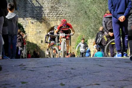 Gran Fondo Castello di Monteriggioni, modifiche alla viabilità Granfondo Castello di Monteriggioni, muro finale