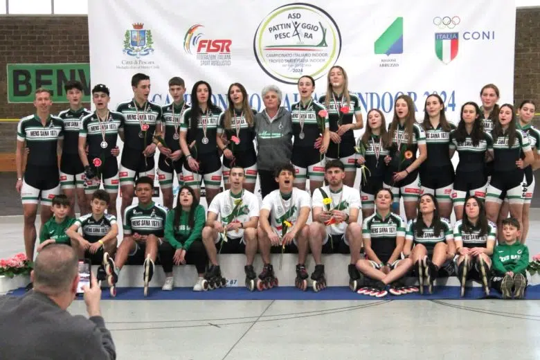 Mens Sana Pattinaggio Corsa: i biancoverdi conquistano il medagliere dei Campionati italiani indoor Mens Sana Pattinaggio Corsa, tutti gli atleti ai Campionati italiani indoor