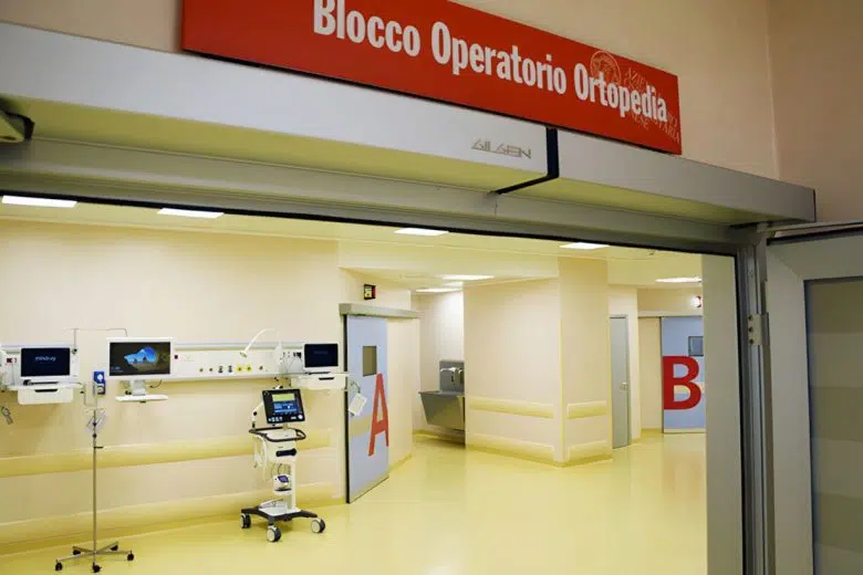 Ingresso Blocco operatorio ortopedico Aou Senese