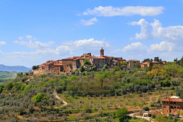 Castelmuzio, panorama