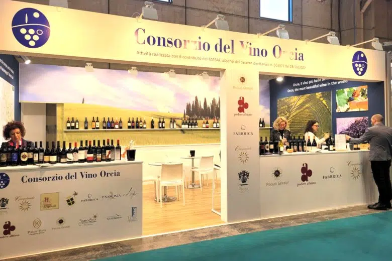 Vino Orcia Doc: il Consorzio di tutela raddoppia a Vinitaly Stand Consorzio Vino Orcia a Vinitaly