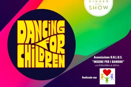 Dancing for children: sabato 20 aprile serata di beneficenza per la Pediatria dell’Aou Senese Dancing for children logo