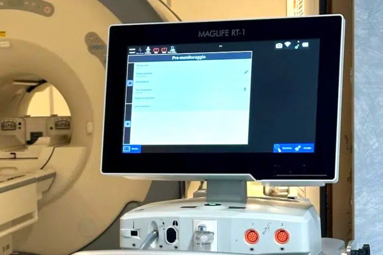Ospedale di Nottola, con il monitor amagnetico controlli più facili Monitor amagnetico dell'ospedale di Nottola