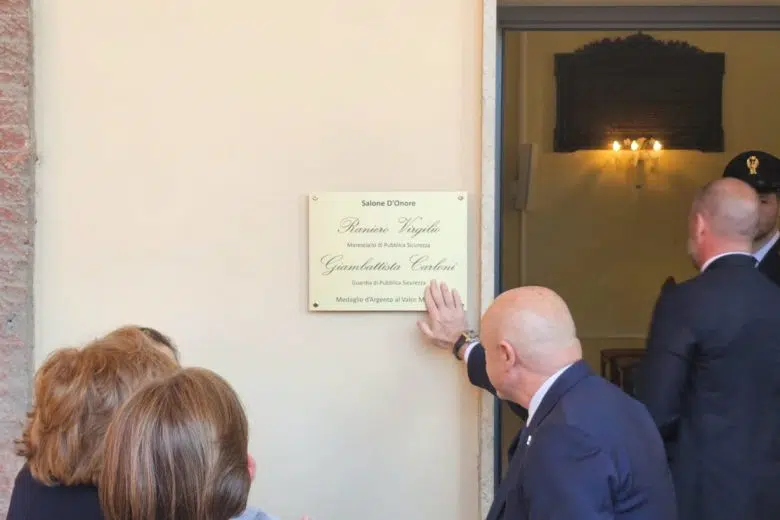 Intitolazione del Salone d'onore della Questura di Siena