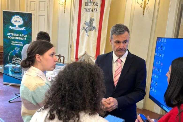 “Tutelambiente”, nasce il marchio di identità sostenibile Alessio Berni nel corso della presentazione di Tutelambiente