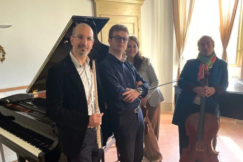 Maestri del Conservatorio Franci in concerto all’Accademia dei Rozzi Luciano Tristaino, Matteo Fossi, Margherita Di Giovanni, Veronica Lapicciarella
