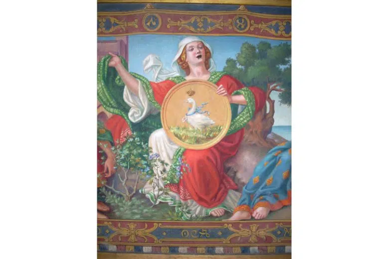 Contrada dell'Oca, allegoria