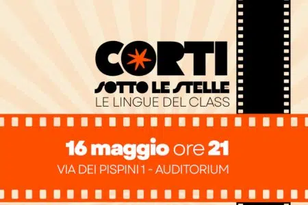 “Corti sotto le stelle”, rassegna di cortometraggi in lingua originale Corti sotto le stelle, locandina
