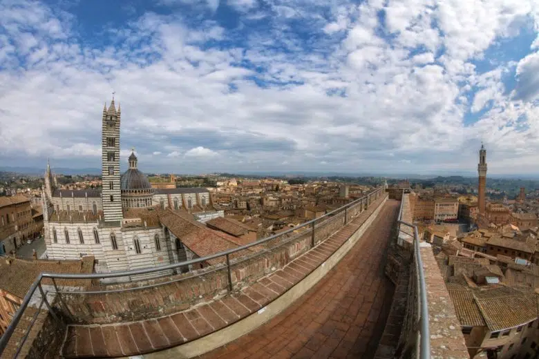 Duomo di Siena e Panorama, vista dal facciatone