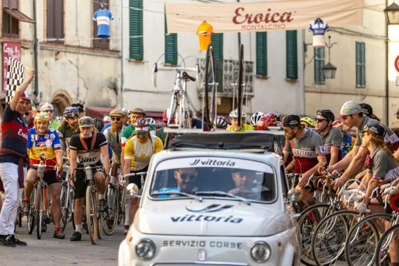 Domenica 26 maggio si corre Eroica Montalcino 2024 Eroica Montalcino, partenza