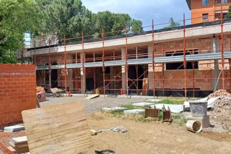 Lavori a pieno ritmo al nido Rodari di Poggibonsi Lavori nido Rodari a Poggibonsi