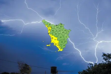 Allerta gialla per maltempo in Toscana per venerdì 3 maggio Maltempo, allerta meteo toscana