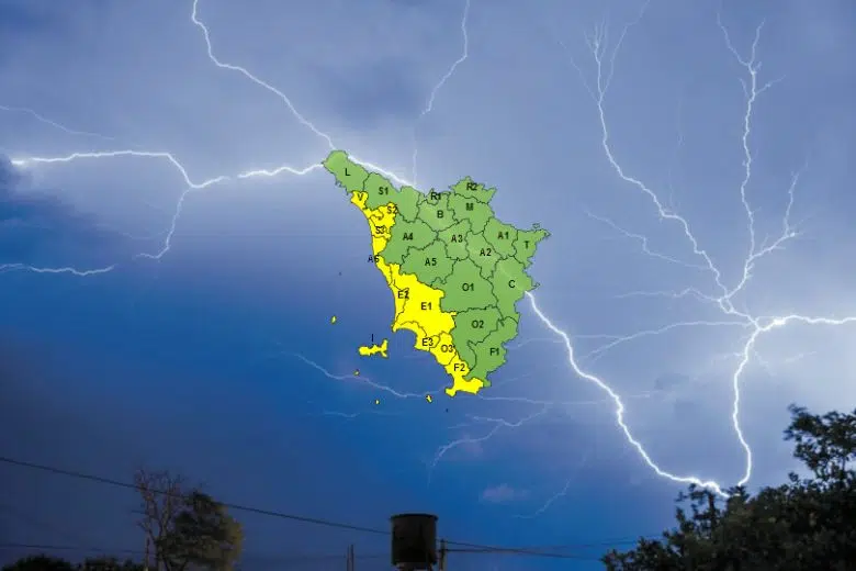 Maltempo, allerta meteo toscana