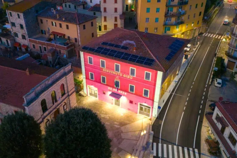 Comune di Rapolano Terme in rosa per Giro d'Italia