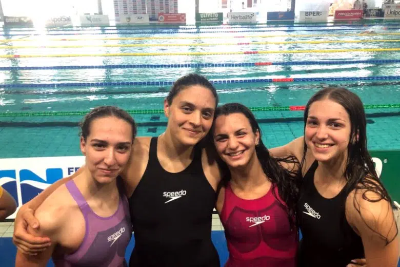 La staffetta del record italiano Cadette della Virtus Buonconvento