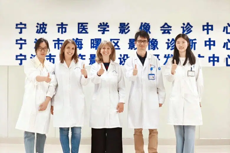 Lucia Brilli e Laura Candeloro in Cina