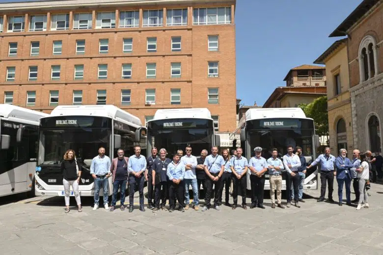 Siena, la flotta autobus di at sempre più green Nuovi bus di at a Siena