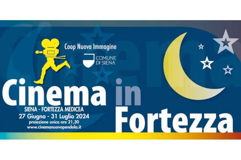Siena, al via Cinema in Fortezza 2024 Cinema in Fortezza 2024, locandina