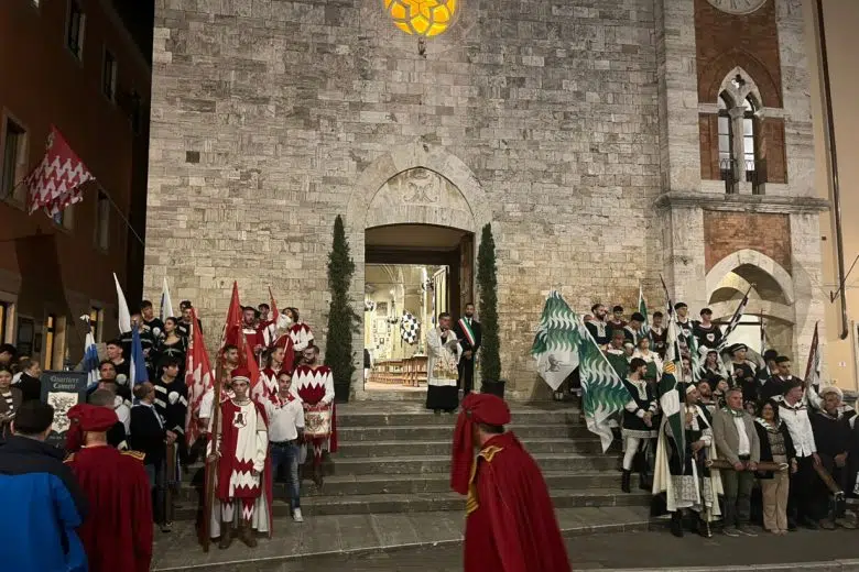 Festa del Barbarossa 2024, benedizione gareggianti