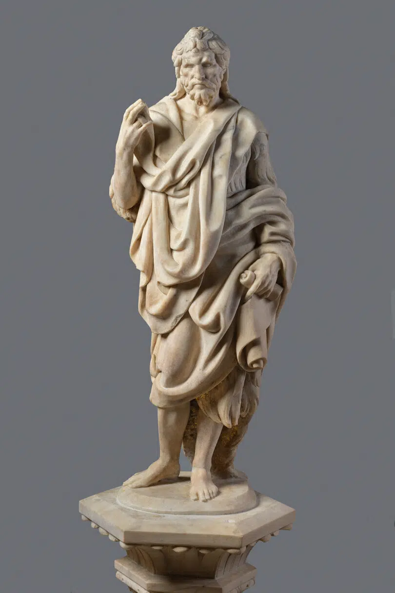 Fonte battesimale Duomo di Siena, Jacopo della Quercia, San Giovanni Battista