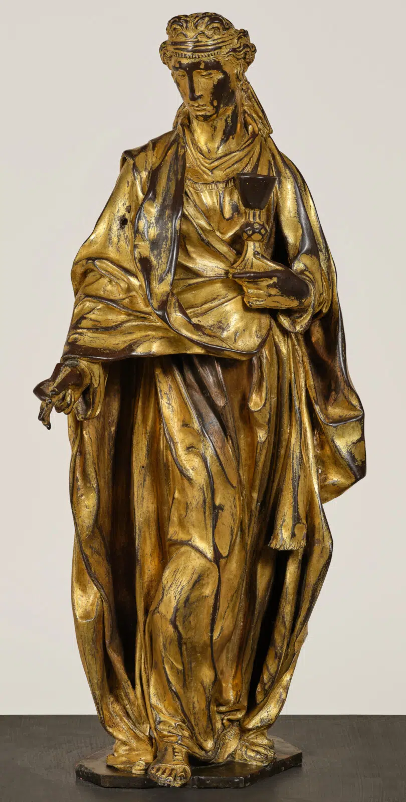 Fonte battesimale Duomo di Siena, Donatello, Fede