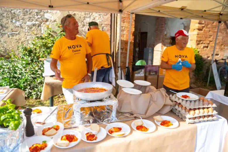 NOVA Eroica Buonconvento, ristoro