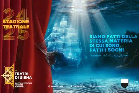Teatri di Siena, presentato il cartellone della stagione teatrale 2024/2025 Teatri di Siena, stagione teatrale 2024-2025, locandina