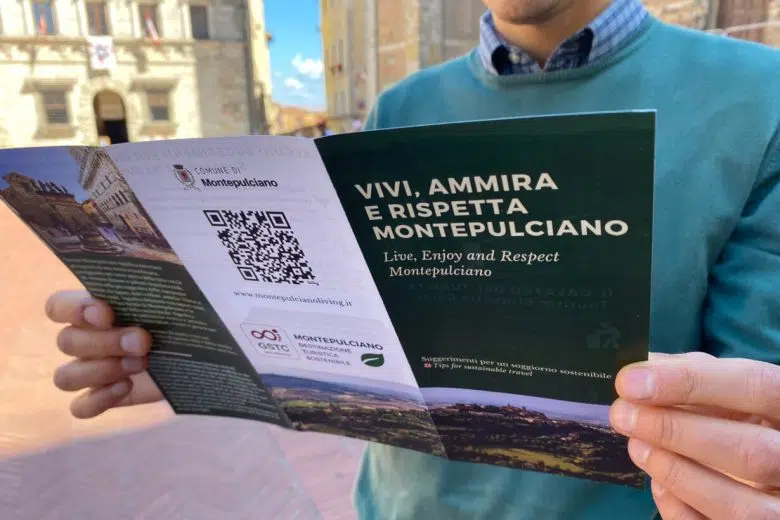 Turismo a Montepulciano, “Vivi, Ammira e Rispetta Montepulciano” Turismo, brochure Vivi, ammira e rispetta Montepulciano