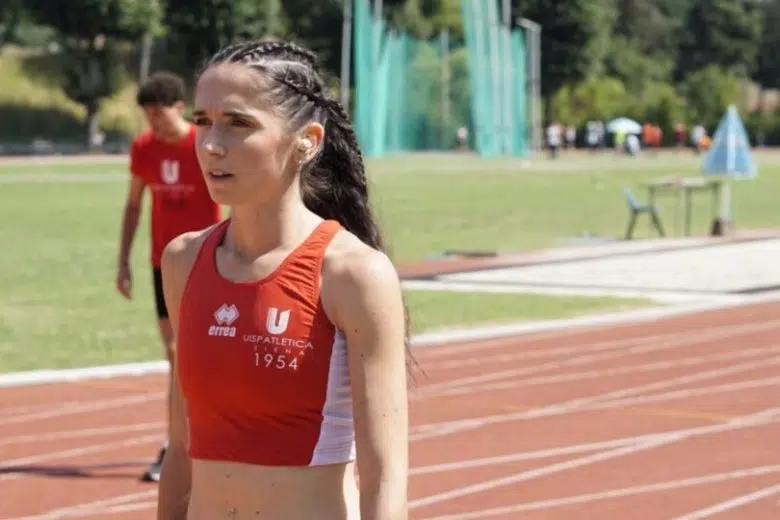 Cervone e Moscatelli onorano i colori della Uisp Atletica Siena ai Campionati italiani assoluti Linda Moscatelli ai Campionati italiani assoluti di atletica
