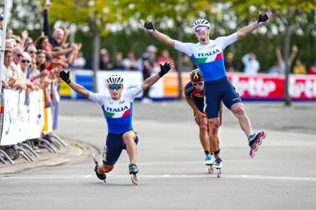 Duccio Marsili campione europeo assoluto nel pattinaggio corsa Campionati europei pattinaggio corsa, Duccio Marsili