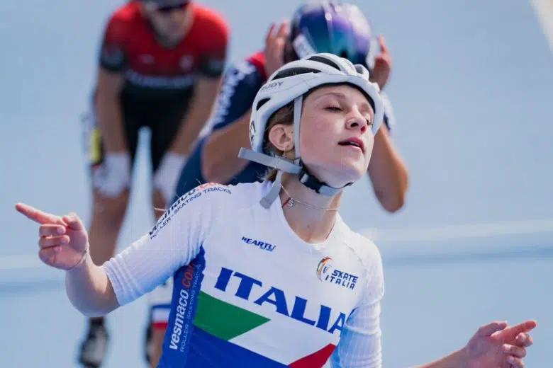 Sofia Paola Chiumento, medaglia d'oro agli Europei di pattinaggio corsa 2024