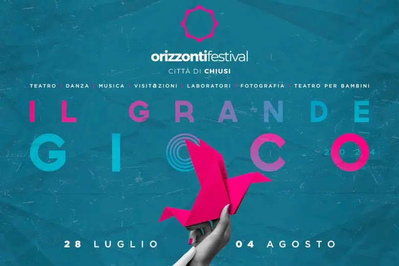OrizzontiFestival di Chiusi, il programma di lunedì 29 luglio OrizzontiFestival 2024, locandina