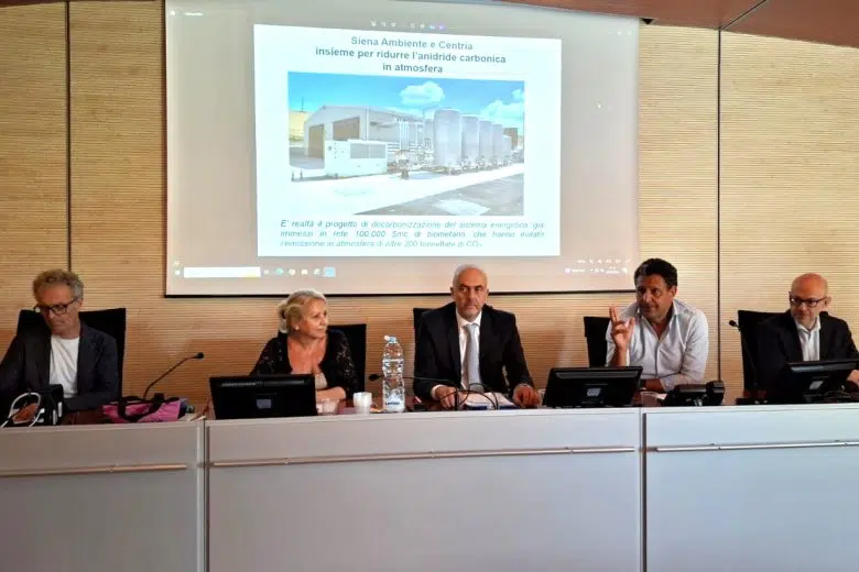 Sienambiente e Centria, conferenza stampa biometano