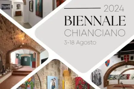 Biennale di Chianciano 2024 opere di 150 artisti da tutto il mondo Biennale Chianciano 2024, locandina